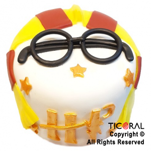 ADORNO TORTA FALSA HARRY POTTER A. PORCELANA FRIA x 1